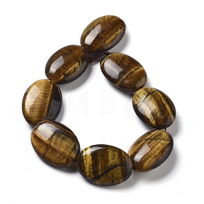 Natural Tiger Eye Beads Strands G-P528-D03-01-1