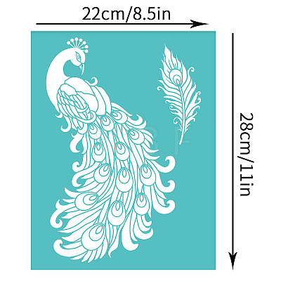 Self-Adhesive Silk Screen Printing Stencil DIY-WH0338-037-1
