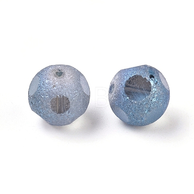 Electroplate Glass Beads X-EGLA-D032-M-1