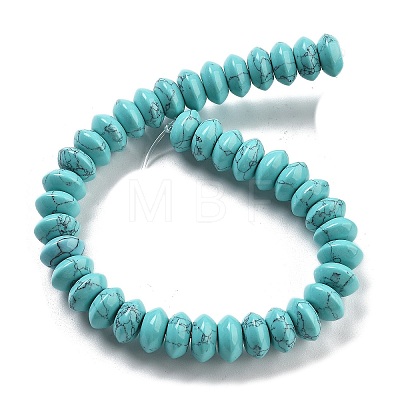 Synthetic Turquoise Beads Strands G-P559-A11-02-1