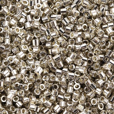 Plated Glass Cylinder Beads SEED-S047-E-003-1