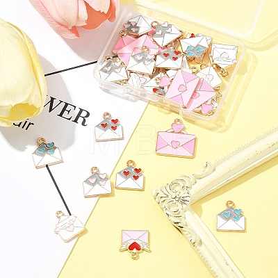 35Pcs Alloy Enamel Pendants ENAM-FS0002-72-1