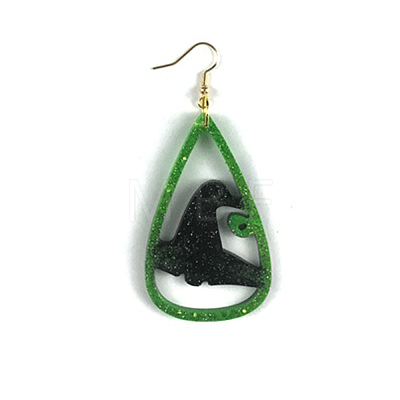 DIY Teardrop with Witch's Hat Pendants Silicone Molds DIY-D060-10-1