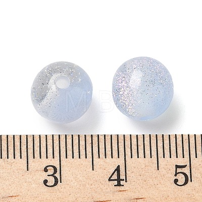 Two Tone Resin Beads RESI-Q025-02B-B-1
