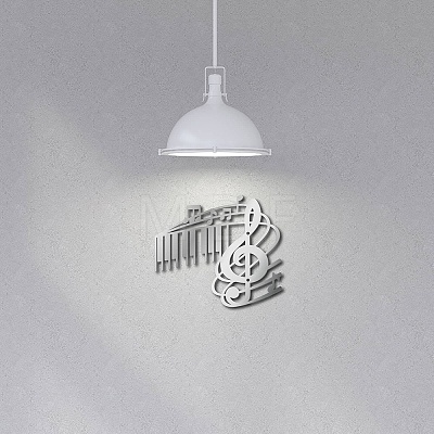 Musical Note Iron Wall Signs AJEW-WH0286-074-1