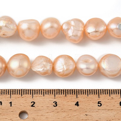 Natural Cultured Freshwater Pearl Beads Strands PEAR-P064-19L-06E-1