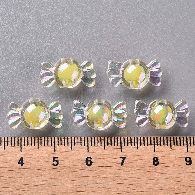 Transparent Acrylic Beads TACR-S152-03B-SS2105-1