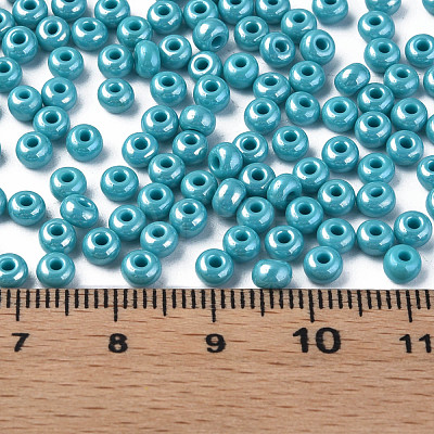 6/0 Czech Opaque Glass Seed Beads SEED-N004-003D-16-1