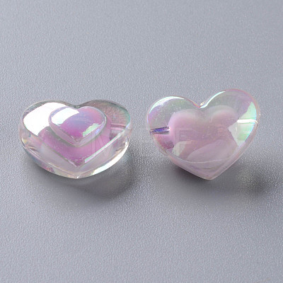 Transparent Acrylic Beads TACR-S152-08B-09-1