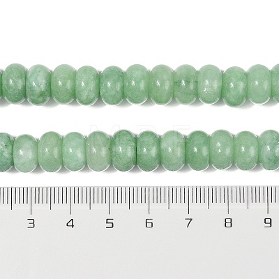 Dyed Natural White Jade Beads Strands G-G107-A21-01-1