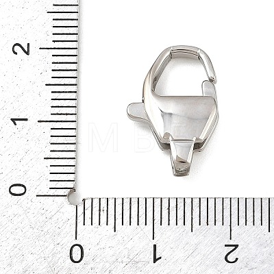 316 Stainless Steel Lobster Claw Clasps STAS-C154-02D-P-1