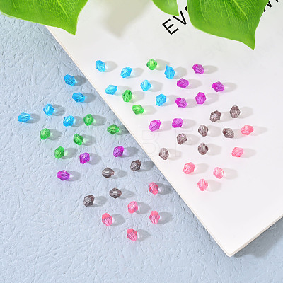 Transparent Acrylic Beads TACR-YW0001-4MM-02-1