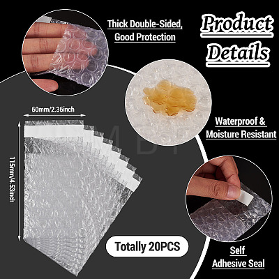 PE Film Bubble Bags ABAG-TAC0035-08A-1