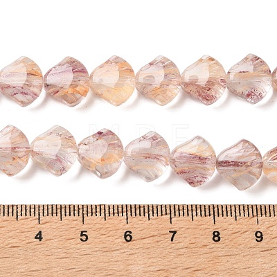 Inner Flower Handmade Lampwork Beads Strands LA-CBA3F7A-02K-1