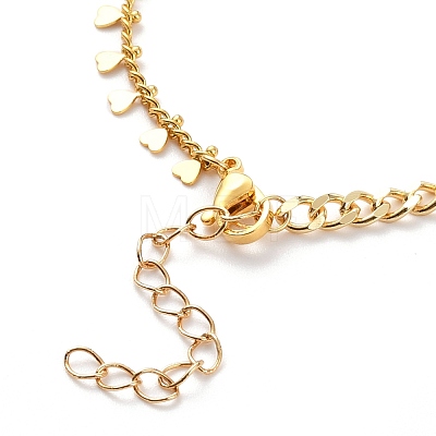 Natural Baroque Pearl Keshi Pearl Link Bracelets BJEW-JB05803-03-1