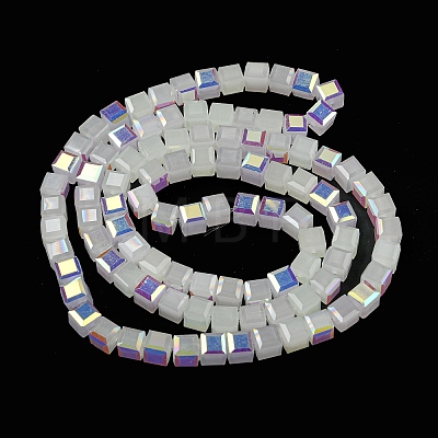 Electroplate Glass Beads Strands EGLA-M031-01A-HR11-1