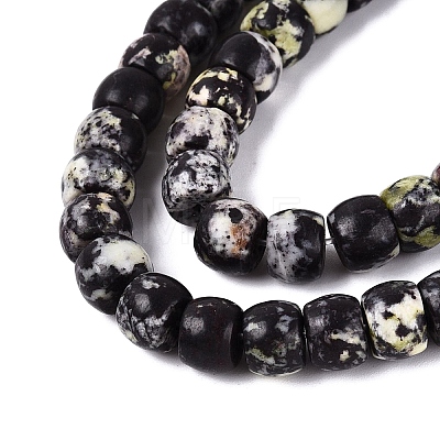 Natural Yellow Turquoise(Jasper) Beads Strands G-Q616-02A-10-1