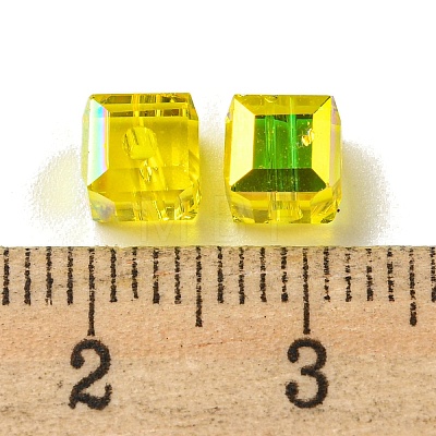 Electroplate Glass Beads EGLA-Z004-04B-02-1