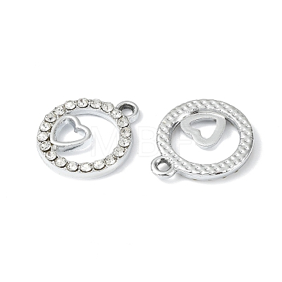 Alloy Crystal Rhinestone Pendants ALRI-T012-01B-P-1