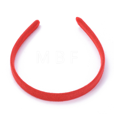 Hair Accessories Plain Plastic Hair Band Findings OHAR-S195-05A-1