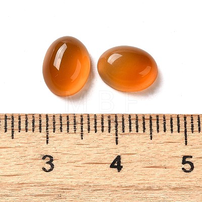 Natural Red Agate Cabochons G-P521-03A-01-1