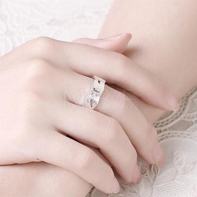 Simple Fashion Brass Wide Band Rings RJEW-BB00409-02-1