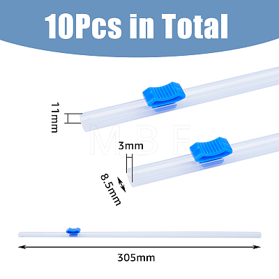 Plastic Reusable Cling Film Slide Cutter AJEW-WH0314-257A-1