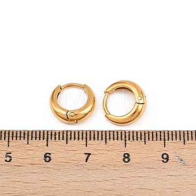 316 Surgical Stainless Hoop Earrings LS-EJEW-C160-06B-G-1