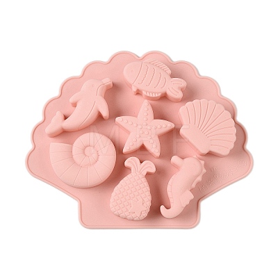 Shell Shape DIY Food Grade Silicone Mold DIY-K075-25-1