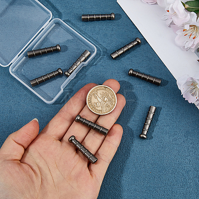 10Pcs Retro Zinc Alloy Cord Ends FIND-FH0017-97AS-1