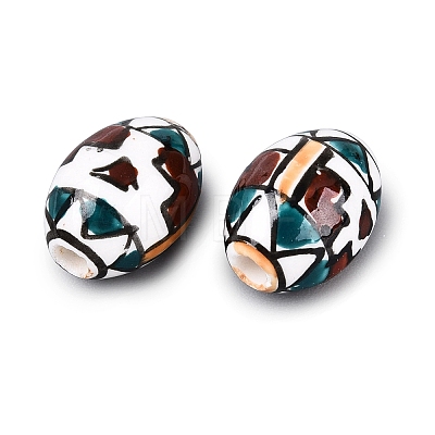 Handmade Porcelain Beads PORC-Q007-08A-1