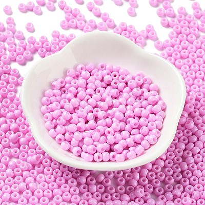 Baking Paint Glass Seed Beads SEED-H002-I-A528-1