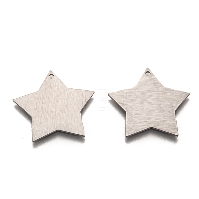 Tarnish Resistant 304 Stainless Steel Pendants STAS-O133-03C-P-1