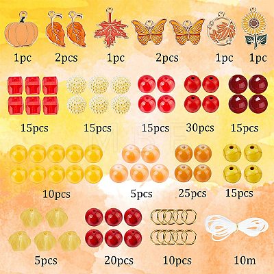 Thanksgiving Day Bracelet Making Kit DIY-SC0021-86-1