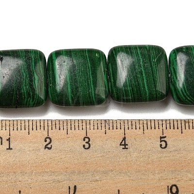 Synthetic Malachite Beads Strands G-B071-A01-01-1