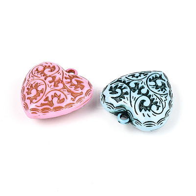 Opaque Acrylic Pendants SACR-T017-15-1