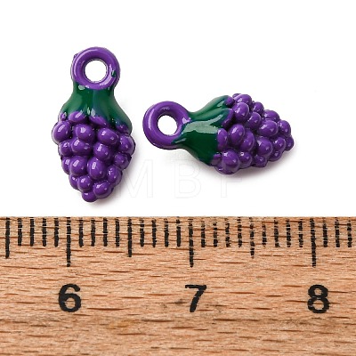 Baking Paint Alloy Pendants FIND-G097-04B-1
