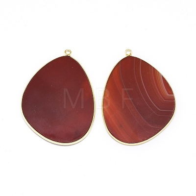 Natural Carnelian Pendants G-E526-02B-1