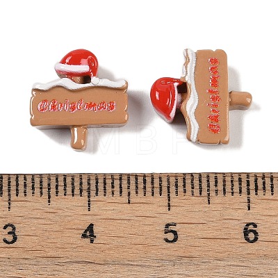 Christmas Theme Opque Resin Decoden Cabochons CRES-M036-03Q-1