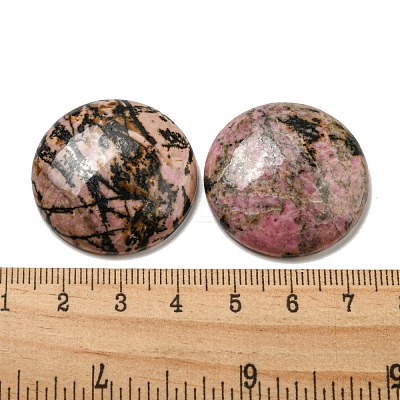 Natural Rhodonite Cabochons G-C115-02B-28-1