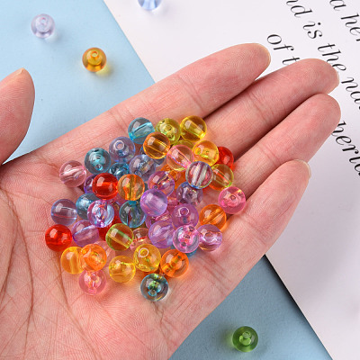 Transparent Acrylic Beads MACR-S370-A8mm-1