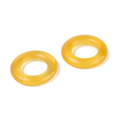 Dyed Natural White Jade Linking Rings G-Q601-43E-1