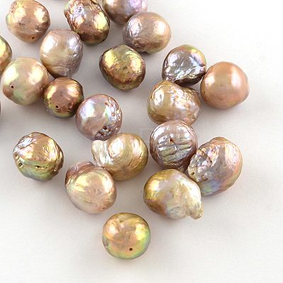 Natural Baroque Pearl Keshi Pearl Beads PEAR-R012-10-1