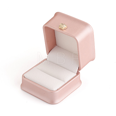 PU Leather Ring Gift Boxes X-LBOX-L005-A01-1