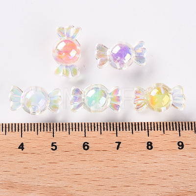 Transparent Acrylic Beads X-TACR-S152-03B-1