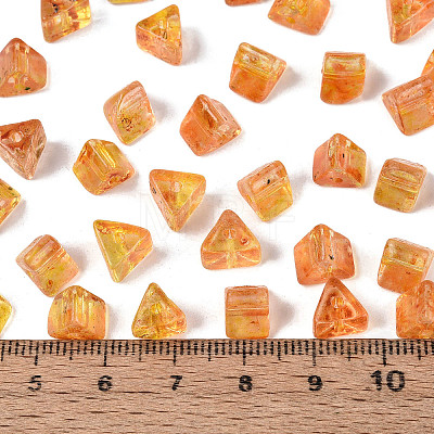 Picasso Transparent Glass Beads SEED-Q039-02M-1