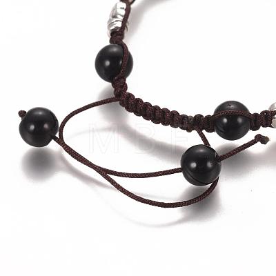 Fashion Braided Bracelets for Halloween BJEW-JB00438-18-1