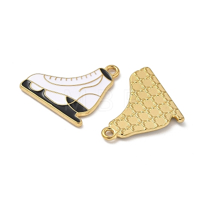 304 Stainless Steel Enamel Pendants STAS-L300-012G-24-1