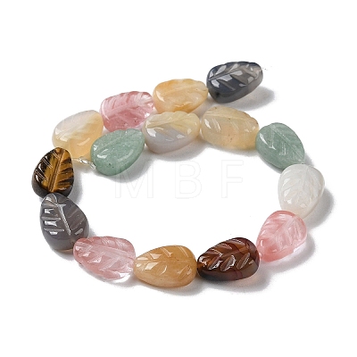 Natural & Synthetic Mixed Gemstone Beads Strands G-M418-A08-01-1