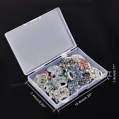  Rhinestone Pendants RB-NB0001-16P-1